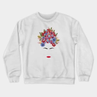 Homaze Frida Kahlo Crewneck Sweatshirt